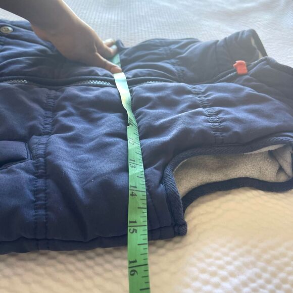 Carter's Kids Boys Girls Sleeveless Navy Blue Jackets Coats Vest Size 5 - Picture 5 of 8
